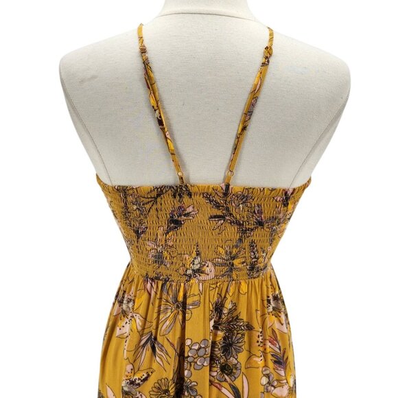 Intimately Free People Womens Medium Dress One Step Ahead Floral Printed Halter - Picture 6 of 8